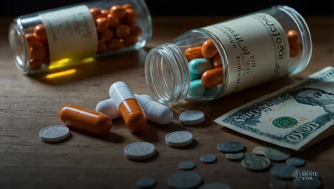Tipos de medicamentos e seus custos
