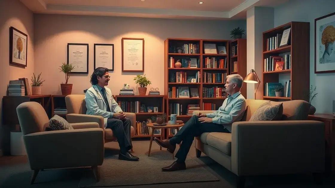 Importância de consultar psiquiatras experientes