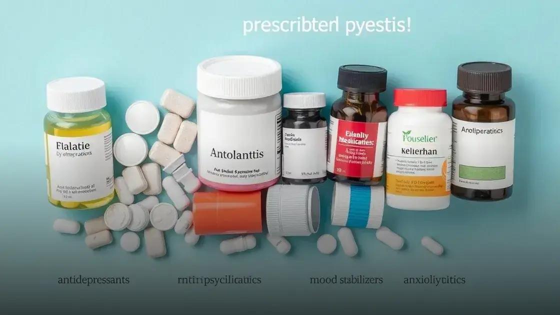 Principais classes de medicamentos prescritos