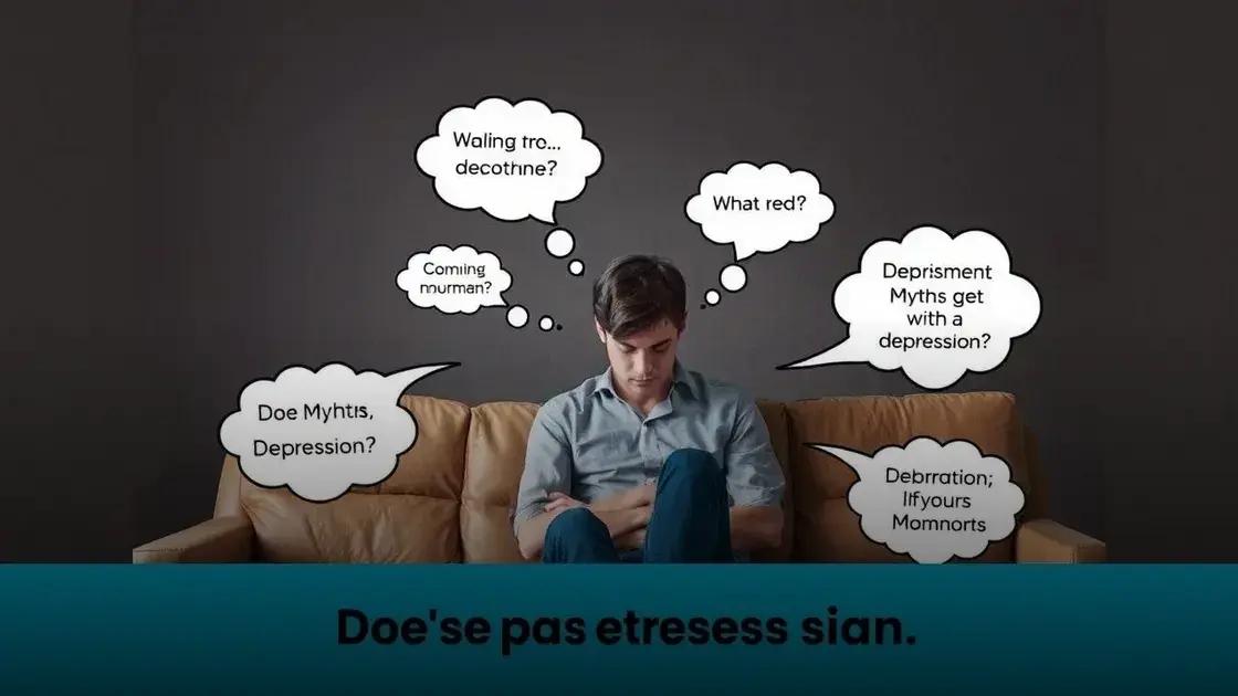 Os mitos sobre a depressão