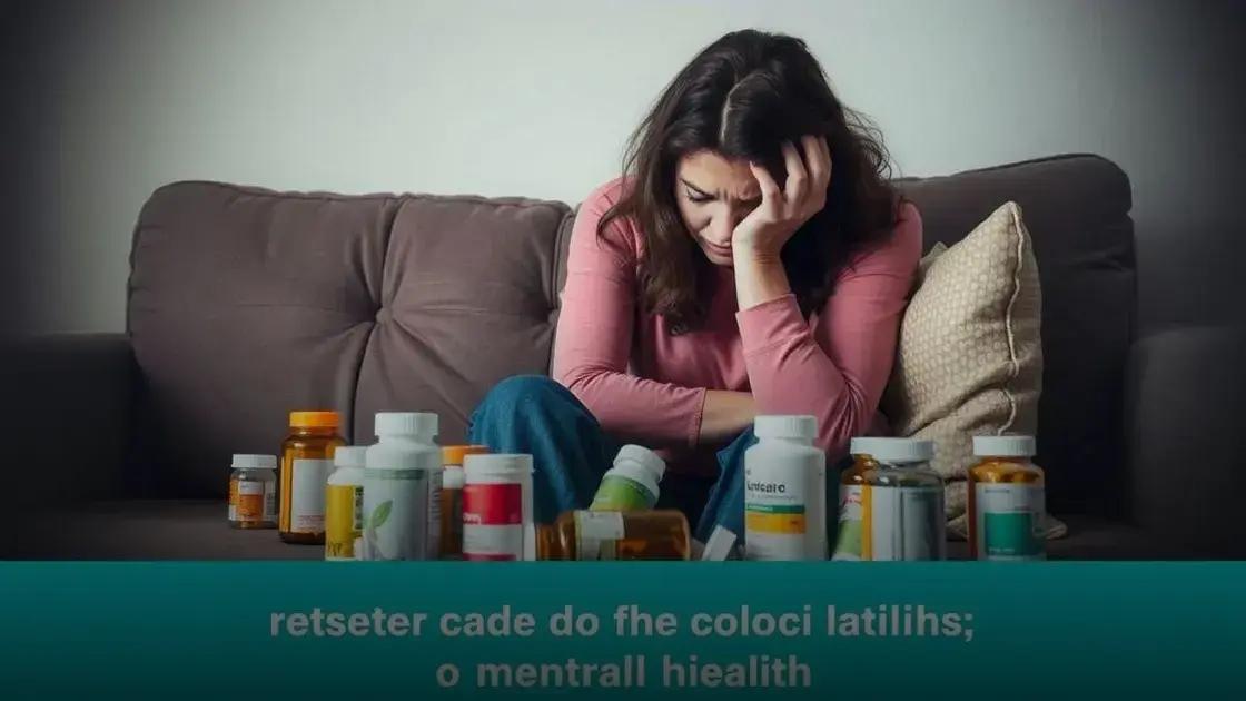 Como a automedicação afeta a saúde mental