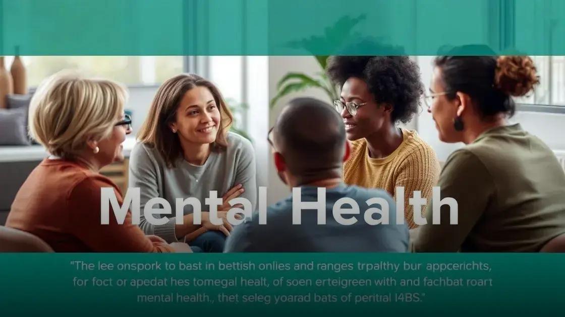 Entendendo a importância da saúde mental
