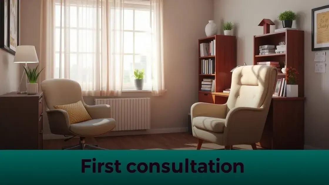 O que acontece durante a primeira consulta com um psiquiatra?
