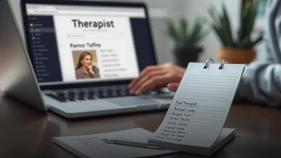 Dicas para encontrar um terapeuta adequado
