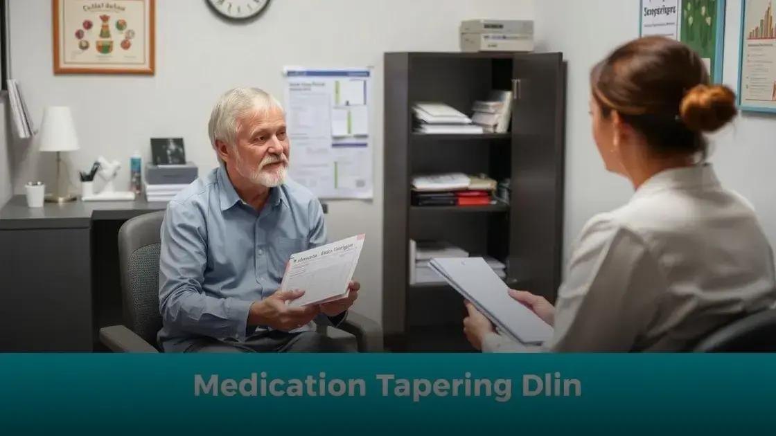 como elaborar um plano gradual de desmame do medicamento