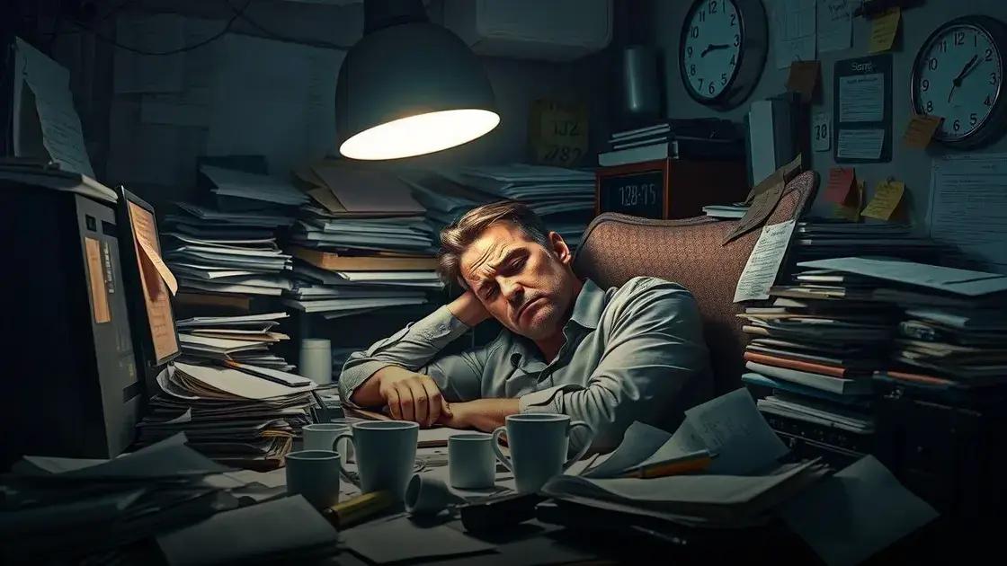 Impactos do burnout no desempenho profissional