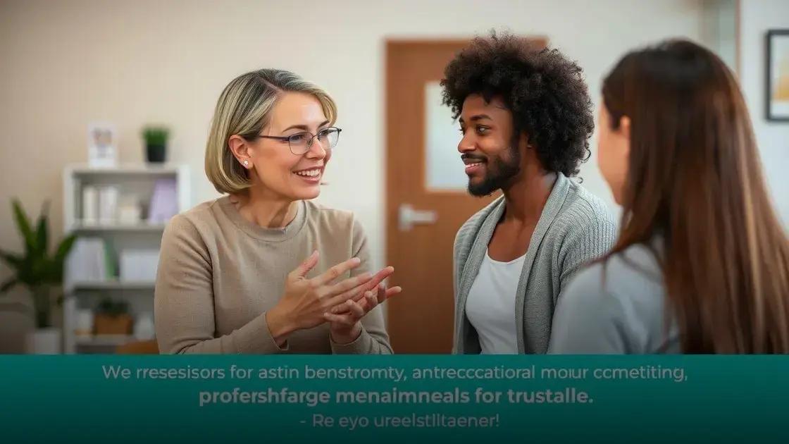 quando e como incentivar a ajuda profissional