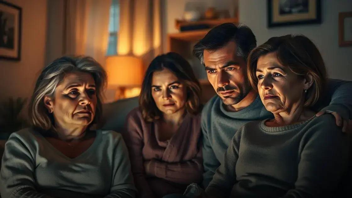 Reconhecendo os sinais na família