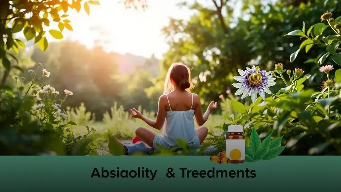 Tratamentos naturais e complementares que ajudam na ansiedade